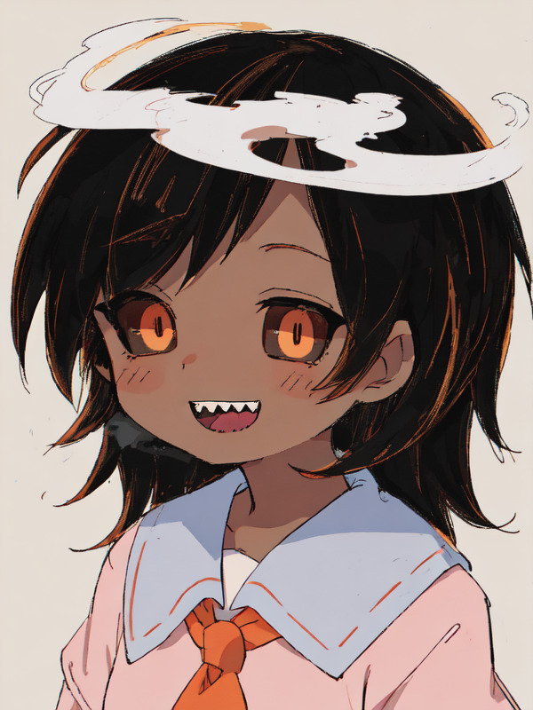 Portrait of Erupt-chan smiling