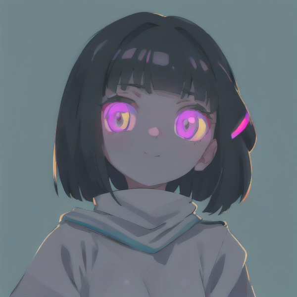 Portait of Void-chan being happy